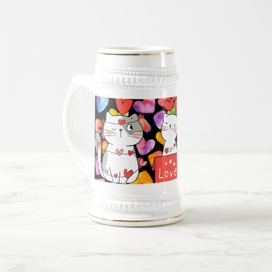 Happy valentijn Cats Bierpul (Voorkant links)