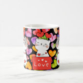 Happy valentijn Cats Magische Mok (Center)