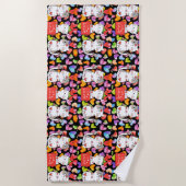 Happy valentijn Cats Strandlaken (Voorkant)