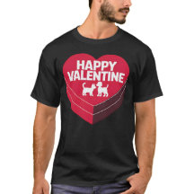 Happy Valentijn, Chocolates & Furry Friends Tshirt