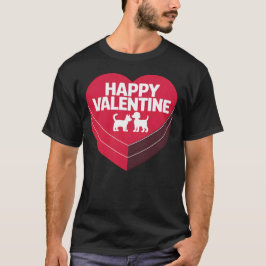 Happy Valentijn, Chocolates & Furry Friends Tshirt