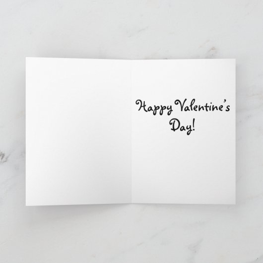 Happy Valentijn Day Card Kaart (Binnen)