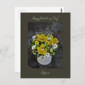 Happy Valentijn Day Modern Script Photo Briefkaart (Voorkant / Achterkant)