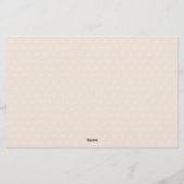 Happy Valentijn Day Modern Script Photo Briefpapier (Achterkant)