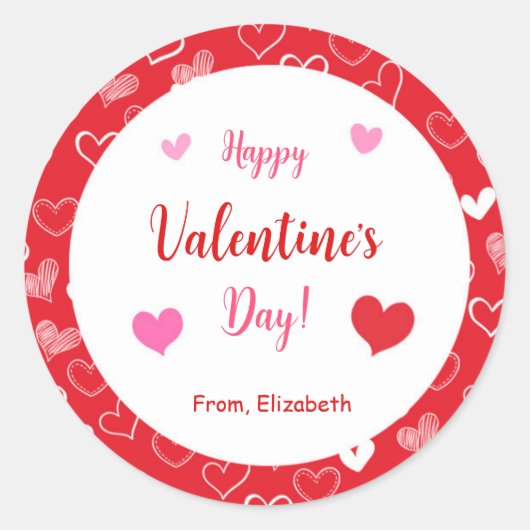 Happy Valentijn Day Stickers (Voorkant)