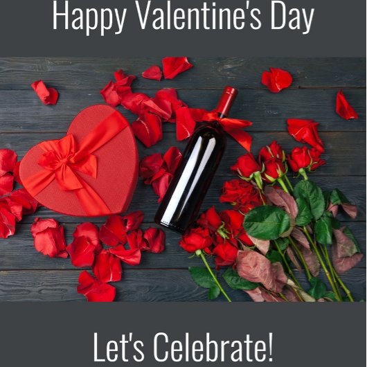 Happy Valentijn Day Wijn Etiket