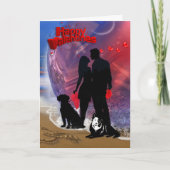 Happy Valentijn Feestdagen Kaart (Voorkant)