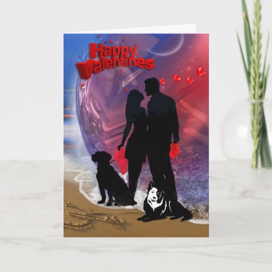 Happy Valentijn Feestdagen Kaart (Voorkant)