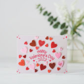 Happy Valentijn Feestdagenkaart (Staand voorkant)