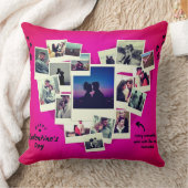 Happy Valentijn Fotocollage Gepersonaliseerde Lief Kussen (Deken)