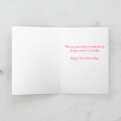 Happy Valentijn Grandson, Roze Heart Feestdagen Kaart (Binnen)