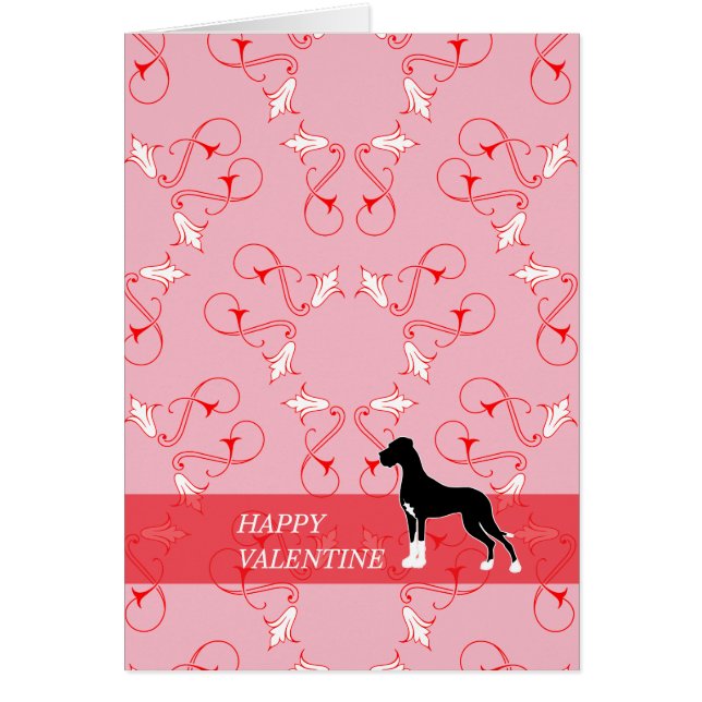 Happy Valentijn Great Dane (Voorkant)