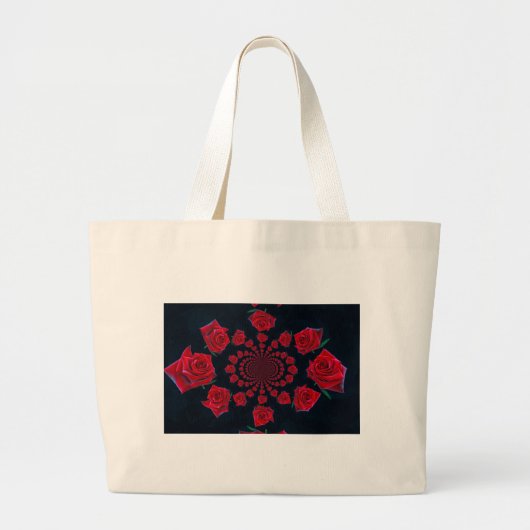 Happy Valentijn Grote Tote Bag (Voorkant)