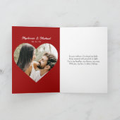 Happy Valentijn Husband | Vrouw Gedicht Rode Vakan Kaart (Binnen)