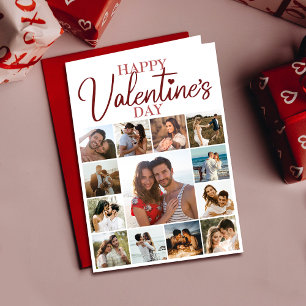 Happy Valentijn Husband Vrouw Gedicht Rode Vakan Kaart