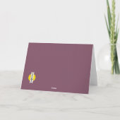 Happy Valentijn kaart roze appel hart liefde kaart (Achterkant)