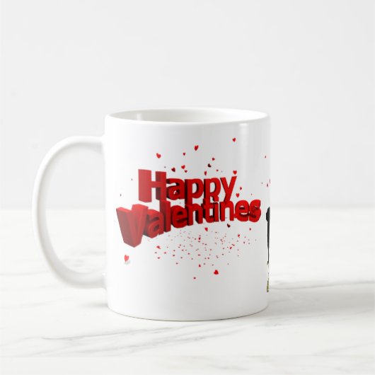 Happy Valentijn Koffiemok (Links)