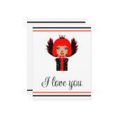 happy valentijn love card kaart (Voorkant / Achterkant in situ)