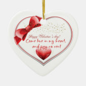 Happy Valentijn Love design Poster Keramisch Ornament (Voorkant)