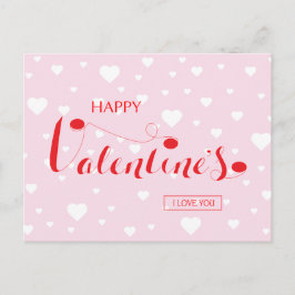Happy Valentijn - LOVE - HEART Feestdagenkaart