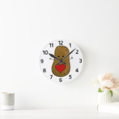 Happy Valentijn Potato, Love and Hearts Ronde Klok (Huis)