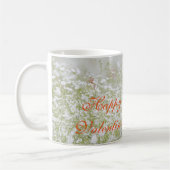 Happy Valentijn Romantic Poppy Flower Mok (Links)