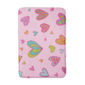 Happy valentijn`s dag 2024 Met Hartliefde Badmat (Voorkant Verticaal)