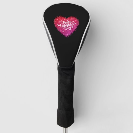 Happy Valentijn s Day Golfheadcover (Voorkant)
