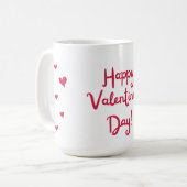 Happy Valentijn s Day Koffiemok (Voorkant links)