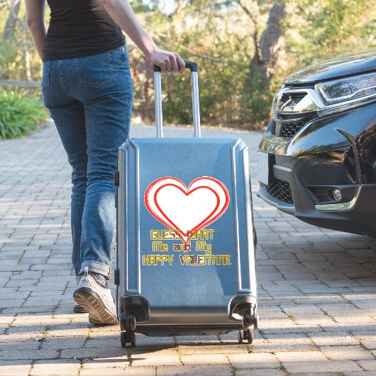 Happy Valentijn Sticker (Koffer Insitu)