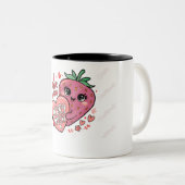 Happy valentijn Strawberry Love Mok (Voorkant rechts)