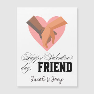 Happy valentijn voor vriend personaliseert naam