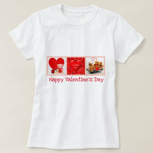 Happy Valentijnen Day T-Shirt (Design voorkant)