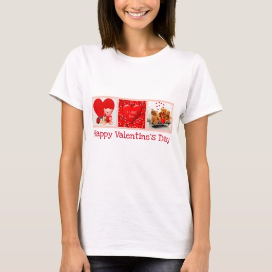 Happy Valentijnen Day T-Shirt (Voorkant)