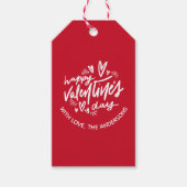Happy Valentijns Cadeaulabel (Voorkant)