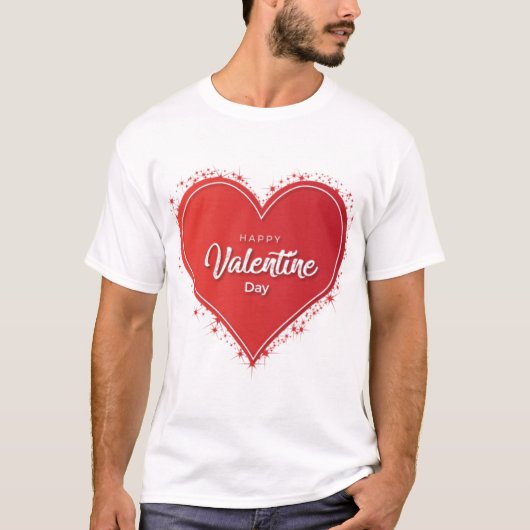 Happy valentijn's Day cadeau T-shirt (Voorkant)