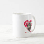 Happy Valentijn's Day Cat Koffiemok (Voorkant rechts)