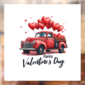 Happy Valentijn's Day Matching Couples Outfit Raamsticker (Vel 2)