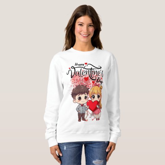 Happy Valentijn's Day T-shirt voor vrouwen - Schat (Voorkant volledig)