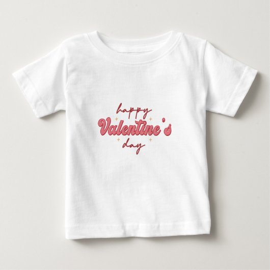 Happy Valentijn's Day Wit T-shirtT-Shirt (Voorkant)