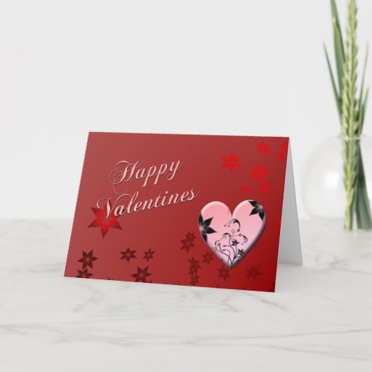 Happy Valentijns Feestdagen Kaart (Voorkant)