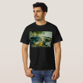 Happy Valentijns Florida Alligator met bloem T-shirt (Voorkant volledig)