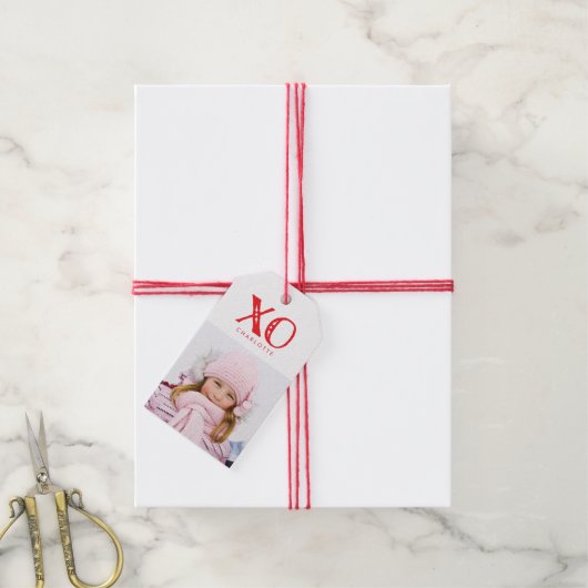 Happy Valentijns Gift Label 3 Cadeaulabel (Met Touw)