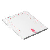 Happy Valentijns Gnome Notitieblok (Schuin)