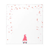 Happy Valentijns Gnome Notitieblok (Voorkant)