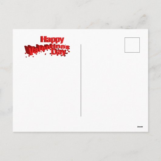 Happy Valentijns' hond en kat Feestdagenkaart (Achterkant)