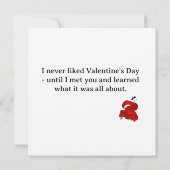 Happy Valentijns-kaart Kaart (Achterkant)