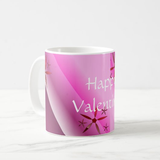 Happy Valentijns Koffiemok (Voorkant links)