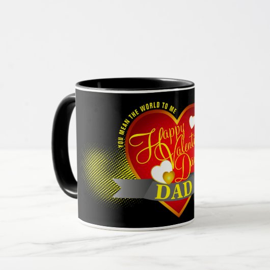 Happy Valentijns Mok (Voorkant links)