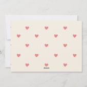 Happy Valentijns  Roze Photo Collage Family Kaart (Achterkant)